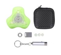 Cygmophing Triángulo Juguete de rotación de la Punta del Dedo Resina Metal Resplandor en la Noche Alivio de la ansiedad Reductor de estrés TDAH Rodamiento Juguete de rotación con