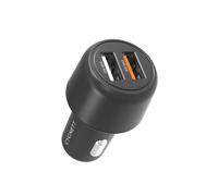 CYGNETT Cargador de Coche Doble Puerto USB-A 30W Carga Rápida,