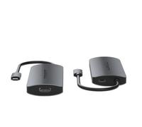 CYGNETT Unite PocketMate Hub USB-C - Negro (CY3317HUBC2), puerto de paso USB-C PD 100W, 2 puertos USB-A 3.0 y HDMI 4K, transferencia de datos de alta velocidad,