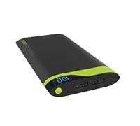 Cygnett Lotes hasta Polímero Digital 10,000Mah 2 Puertos Verde /2.1A / Gris