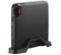 CYGNETT, Powerbank vertical GreenPWR Series 4 puertos 25 000mAh 100W con soporte