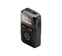 Cygnett Voyager - Adaptador de Audio para Entretenimiento en avión, más de 28 Horas de duración de la batería, Pantalla LCD, emparejamiento Dual de Auriculares