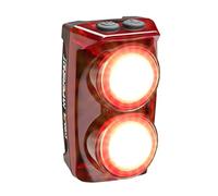 Cygolite Hypershot Luz Trasera para Bicicleta de 350 lúmenes 7 Modos de Noche y de día Velocidades de Flash Ajustables del Usuario Compacta y Duradera IP64 Resistente al Agua Montaje Duro