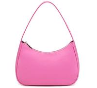 CYHTWSDJ - Bolsos de hombro para mujer, bonito bolso de mano de estilo hobo con cierre de cremallera, Rosado, Large