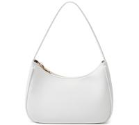 CYHTWSDJ Bolsos de hombro para mujer, lindo bolso de mano Hobo Mini bolso de embrague con cierre de cremallera, Blanco, Large
