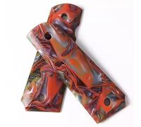 CYHTYM Escalas Losas Cuchillos Juego de 2 piezas de material de mango de cuchillo acrílico de colores, parche de herramientas de bricolaje, modificación de accesorios