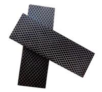 CYHTYM Escalas Losas Cuchillos Juego de 2 piezas de Material de resina con mango de cuchillo, textura de estructura de panal, utilizado para tallar obras de arte decorativas(120X40X30MM)