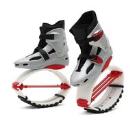 CYHTYM Jumps Botas Zapatos Botas de Rebote Canguro para Hombres y Mujeres, Zapatillas para Correr Fitness Moon, amigables con Las articulaciones, Capacidad Peso 44-242LB (Red Silver,XL(39-41))