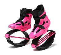 CYHTYM Jumps Botas Zapatos Zapatos de Canguro para Hombre y Mujer, Botas Lunares, utilizados para Ejercicio aeróbico y Entretenimiento para Quemar Grasa(Pink Black,XXL(42-44))