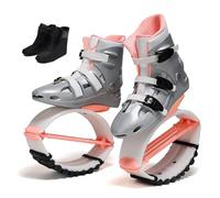 CYHTYM Jumps Botas Zapatos Zapatos de Rebote para Entrenamiento físico Canguro para Mujer, Botas Lunares Profesionales Primavera 4T, Comodidad Ajustable, 50-130 kg (XL(39-41))