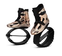 CYHTYM Jumps Botas Zapatos Zapatos para Rebotar Brillantes Galvanizados Botas Canguro, Calzado Deportivo para Entrenamiento Físico para Adultos Y Adolescentes, 36-44EU(Rose Gold,L(36-38))
