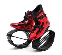 CYHTYM Jumps Botas Zapatos Zapatos para Rebotar Brillantes Galvanizados Botas Canguro, Calzado Deportivo para Entrenamiento Físico para Adultos Y Adolescentes, 36-44EU(Red,XL(39-41))
