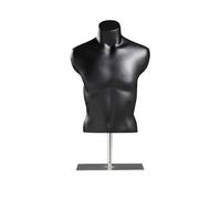 CYHTYM Maniqui Maniquíes de Venta minorista con Base metálica y Altura Ajustable de 56 cm, utilizados para exhibidores de Ropa Deportiva y Ropa Interior.(Black)