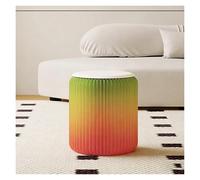 CYHTYM Taburete Plegable de Papel Taburete de Papel Plegable Creativo para el hogar, Taburete bajo de relajación de acordeón Ajustable, Taburete para Cambiar Zapatos de Entrada(36x44cm/14.2x17.32)