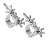 CYIOU 2 Piezas Truss Clamp Abrazadera para Luces de Escenarios Calidad 25-30 mm Truss O Clamps Aluminio Capacidad de 35 kg para luz de Escenario Móvil