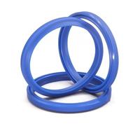 CYJAZNHH 3 uds sellos de aceite de PU tipo DHS for ejes de varilla de pistón de cilindro hidráulico ID azul 10-160mm(56x64x5I6.5mm)