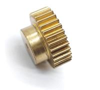 CYJAZNHH Engranaje de piñón recto de latón, módulo 0,5, 59 dientes, diámetro de 30,5 mm, orificio de 1,98 a 12,7 mm(3mm bore)