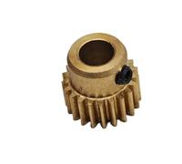 CYJAZNHH Engranaje recto de latón de 0,5 m, 18 dientes, 10 mm de diámetro, paso de 7,5 mm, varios tamaños de orificio(4mm bore)