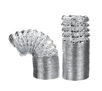 CYJAZNHH Pulgada De Aluminio 100m M Del Equipo 4 De Extensión De La Manguera Del Conducto for La Ventilación De La CA Y Del Cuarto De Baño(2meter)