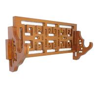 CYJAZNHH Soporte de pared de bambú for espadas, for katana, wakizashi, tanto, 3 estilos, 1 capa(Hollow Style)