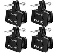 CYJJYZ 4 Pares Pastillas de Freno Resina, Alto Rendimiento Pastillas Freno Bicicleta, Brake Pad, Black para M515, M525, C501, M415, M416, M485, M475, M495, M445, M446, M447 y Más