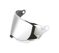 CYLCLNB Lente de Visera for Casco, LS2 MX701 Explorer C, Desmontable, for Motocross, Rally, Todoterreno, Repuesto Original, Lente protección Adicional (Transparente)(Silver)