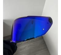 CYLCLNB Visera protectora for V28B MT Thunder4, Stinger2, Thunder3 Pro, SV. Protección contra impactos: viseras de moto (plateadas, for uso diario)(Deep Blue-for Day)