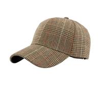 CYLDHM Gorra de Beisbol Sombrero Los Hombres Primavera Verano Al Aire Libre Protector Solar Visor Clásico A Ajedrez Béisbol Mujer Sol
