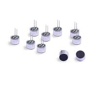 Cylewet - 10 Pastillas cilíndricas para micrófono de Condensador electret con 2 Pines de 9 x 7 mm para Arduino (Paquete de 10) CYT1013