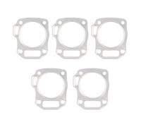 Cylinder Head Gasket for 168F / GX160 / GX200 Motor | Excellent Stainless Steel High - Temp Gasket | Helps Avoid Leaks & Motor Damage | 5 - Pack Replacement Gasket Set