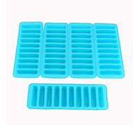 Cylinder Ice Cube Trays | 12 - Cavity Silicone Form for Chocolate/Fondant/Cocktails | Easy Release Ice Forms | Non - BPA Flexible Ice Cube Maker