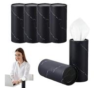 Cylinder Tissues for Car | Round Canned Tissue Box | Vehicle Tissue Cylinder Box for Car Cup Holder, Travel Size Refill Tissues Car Cylinder Tissues Round Tissues Tissues Round Tissue Box for Cup
