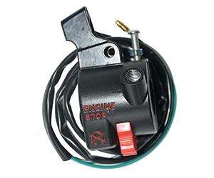 Cylinman Interruptor de parada de manillar derecho para Honda CRF50F 2004-21 Vivienda#35130-GEL-D61