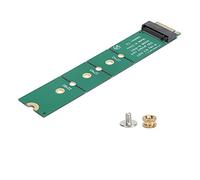 Cyllde Adaptador NGFF M.2 con Tornillo y Tuerca, M Key SSD Protect Card Adapt Board Extension Testing Test Card Fácil Instalación (Verde)