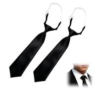Cylocrya Corbatas para Mujer, 2 Piezas Corbata Ajustable para Niña Corbata Larga, Ideal para Cosplay, Escuela, Bodas, Fiestas y Más