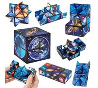 Cylora Cubo Mágico Celestial 2 en 1, Cubo Infinito 3D, Transformación Cubos, Juguete Antiestrés y Educativo, Perfecto Regalo para Niños y Adultos, Regalos de Juegos Educativos