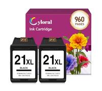 Cyloral 21XL Tinta para HP 21 DeskJet F380 F2280 F2290 D2360 3940