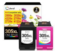 Cyloral 305XL Cartucho para hp 305 XL Cartuchos de tinta para HP 305 Negro y Color pack Compatible con hp ENVY 6000 6010 6010e 6020 6022 6022e 6030 6030e 6032 6032e 6034 6050 6052 6055 6055e 6058 6075