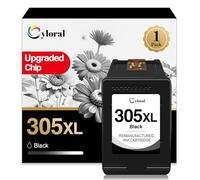 Cyloral 305XL Negro Cartuchos Tinta para HP 305XL DeskJet 2800e 2820e 4220e 4200e 2810e 2821e 2822e 2823e 4210e 4222e 4230e 2700e 2710e 2720e 2722e 4110e 4120e Tinta Impresora para HP 305 XL Negro