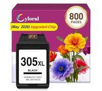 Cyloral 305XL Tinta para HP 305 DeskJet 2820e 2800e 2700e H-305XLB
