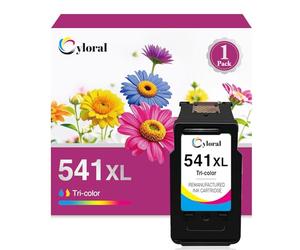 Cyloral 541XL Cartuchos de Tinta para Canon 541 Combi Pack (Color) Compatible con MG2100 MG2140 MX374 MX375 MX390 MX394 MX395 MX430 MX432 MX434 MX435 MX455 TS5150 TS5151