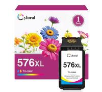 Cyloral 576XL Cartuchos de Tinta para Canon576 Combi Pack (Color) Compatible con Serie: TS3550i TS3551i TR4750i TR4751i