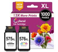 Cyloral PG-575 CL-576 Tinta para Canon 575 y 576 Pixma TR4755i TR4756i