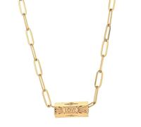 CYLRWSR Collar de acero inoxidable con amuleto de ojo esmaltado, suministros bohimianos de moda, 19cm, Piedra, Ágata