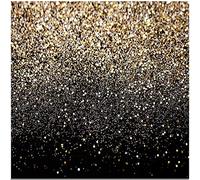 CYLYH - Fondo con Purpurina de 8 x 8 pies, diseño de Lunares Dorados, Color Dorado