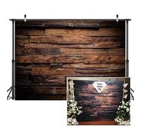 CYLYH - Fondo de Madera para fotografía (Personalizable, 17,7 x 152 cm), Color marrón