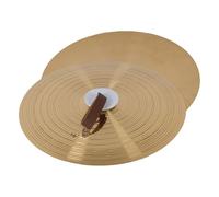 Cymbal de Mano de 16 Pulgadas de 16 Pulgadas, Correas de los Dedos, Pesado Rock Rock Jazz Pop, Debe Tener para la Interpretación de la Música de la Banda