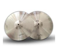 cymbales batterie 2 Uds./par De Platillos De Práctica De 14 Pulgadas, Platillo Hi-Hat Para Que Los Principiantes Practiquen