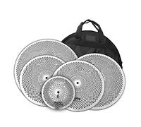 cymbales batterie Juego De 5 Platillos Mudos De 10" Splash+14" Hi-Hat+16" Crash+20" Ride+Bolsa Para Jazz Drum Set