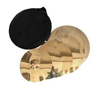 cymbales batterie Platillos De Aleación De Pulido, Color Dorado, 14'' Hi-Hat+16'' Crash +18'' Crash + 20'' Ride Cymbals